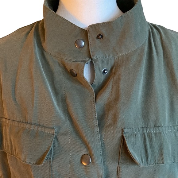 Old Navy Green Snap Jacket 1X - Picture 4 of 10
